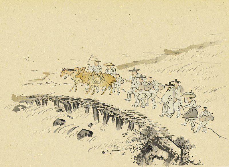 茶马古道国画：穿越时空的艺术