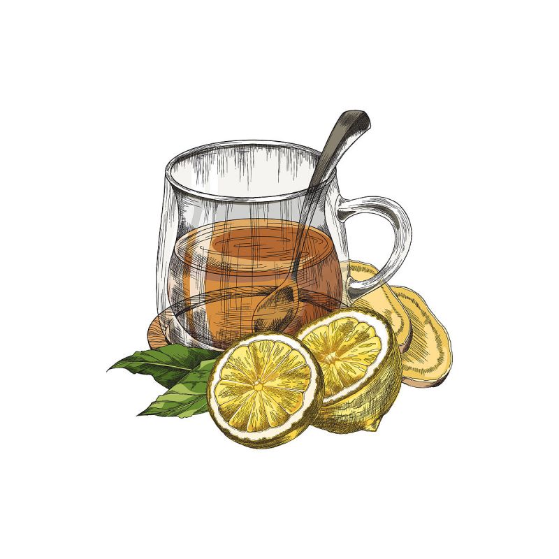 手绘柠檬茶图片-揭示柠檬与茶的完美融合